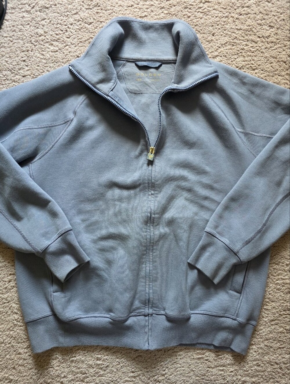 Aritzia Golden Full Zip Butter soft Yoga Track Jacket Size 1 / XS